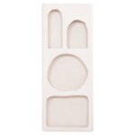 ΡΑΦΙΕΡΑ ΤΟΙΧΟΥ ΣΕΙΡΑ SANTORINI HM18069 MDF ΣΕ ΥΠΟΛΕΥΚΟ ΧΡΩΜΑ 47,5x18x120Υεκ. - Image 3