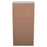 ΡΑΦΙΕΡΑ ΤΟΙΧΟΥ CUBICON HM9941.01 ΛΕΥΚΗ ΜΕΛΑΜΙΝΗ 38,5x23,5x80Υεκ. - Image 6