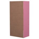 ΡΑΦΙΕΡΑ ΤΟΙΧΟΥ CUBICON HM9941.06 ΡΟΖ-ΛΕΥΚΗ ΜΕΛΑΜΙΝΗ 38,5x23,5x80Υεκ. - Image 4