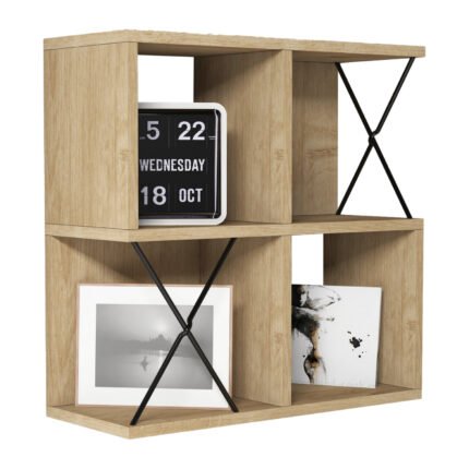 Αγόρασε ΡΑΦΙΕΡΑ ΤΟΙΧΟΥ ΜΕΛΑΜΙΝΗΣ HM9520.01 ΣΕ ΦΥΣΙΚΟ OAK ΧΡΩΜΑ 60x24x60Y εκ. σε μοναδική τιμή στο clickforshop.gr