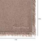 ΡΙΧΤΑΡΙ ME ΚΡΟΣΙΑ DREAMTOPIA HM12164.01 ΣΕ ΚΑΦΕ ΧΡΩΜΑ 178X178εκ. - Image 2