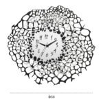 ΡΟΛΟΙ ΤΟΙΧΟΥ ΑΠΟ ΜΑΥΡΟ MDF & PLEXIGLASS MIRROR HM7635.01 Φ50 εκ. - Image 2