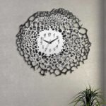 ΡΟΛΟΙ ΤΟΙΧΟΥ ΑΠΟ ΜΑΥΡΟ MDF & PLEXIGLASS MIRROR HM7635.01 Φ50 εκ. - Image 3