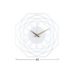 ΡΟΛΟΙ ΤΟΙΧΟΥ ΜΕΤΑΛΛΙΚΟ ΛΕΥΚΟ HM7459 41x41 εκ. - Image 2