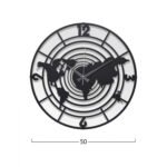 ΡΟΛΟΙ ΤΟΙΧΟΥ ΜΕΤΑΛΛΙΚΟ ΜΑΥΡΟ HM7445 Φ50 εκ. - Image 2