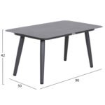 ΣΑΛΟΝΙ ΕΞ.ΧΩΡΟΥ 4ΤΜΧ FREJA HM6057.03 ΑΛΟΥΜ.ΑΝΘΡΑΚΙ-PE RATTAN ΜΠΕΖ-ΑΝΘΡΑΚΙ ΜΑΞΙΛΑΡΙΑ - Image 4