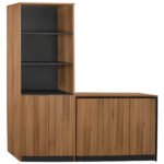 Αγόρασε ΣΕΤ 2 ΤΜΧ ΒΙΒΛΙΟΘΗΚΗ ΓΡΑΦΕΙΟΥ ΕΠΑΓΓΕΛΜΑΤΙΚΗ ΜΕ ΝΤΟΥΛΑΠΙ SUPREME HM11369 σε μοναδική τιμή στο clickforshop.gr