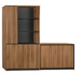 Αγόρασε ΣΕΤ 2 ΤΜΧ ΒΙΒΛΙΟΘΗΚΗ ΓΡΑΦΕΙΟΥ ΕΠΑΓΓΕΛΜΑΤΙΚΗ ΜΕ ΝΤΟΥΛΑΠΙ SUPREME HM11370 σε μοναδική τιμή στο clickforshop.gr