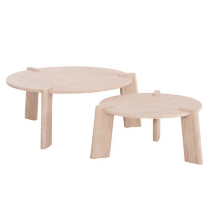 Αγόρασε ΣΕΤ 2ΤΜΧ ΤΡΑΠΕΖΙΑ ΣΑΛΟΝΙΟΥ EQUIL HM9943.01 MDF ΜΕ ΜΕΛΑΜΙΝΗ-ΦΥΣΙΚΟ 66x66εκ + 87x87εκ σε μοναδική τιμή στο clickforshop.gr