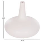 ΣΕΤ 3 ΕΠΙΤΡΑΠΕΖΙΑ ΔΙΑΚΟΣΜΗΤΙΚΑ ΒΑΖΑ DENI ΗΜ21141 FIBER CEMENT ΣΕ ΛΕΥΚΟ - Image 2