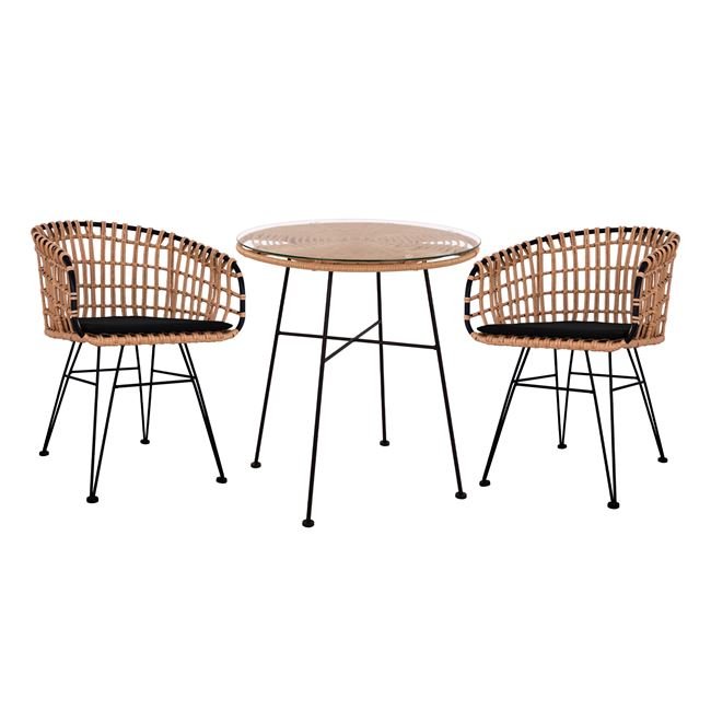 ΣΕΤ 3ΤΜΧ ALLEGRA WICKER ΜΕ ΤΡΑΠΕΖΙ Φ70Χ74Υ ΜΠΕΖ & ΜΑΥΡΟ ΧΡΩΜΑ HM10474 Αγόρασε ΣΕΤ 3ΤΜΧ ALLEGRA WICKER ΜΕ ΤΡΑΠΕΖΙ Φ70Χ74Υ ΜΠΕΖ & ΜΑΥΡΟ ΧΡΩΜΑ HM10474 σε μοναδική τιμή στο clickforshop.gr