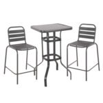 Αγόρασε ΣΕΤ 3ΤΜΧ ΕΞΩΤΕΡΙΚΟΥ ΧΩΡΟΥ LAURA HM21054.01 ΓΚΡΙ ΜΕΤΑΛΛΟ & ΑΛΟΥΜΙΝΙΟ σε μοναδική τιμή στο clickforshop.gr