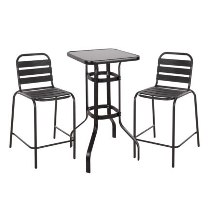 Αγόρασε ΣΕΤ 3ΤΜΧ ΕΞΩΤΕΡΙΚΟΥ ΧΩΡΟΥ LAURA HM21054.03 ΜΑΥΡΟ ΜΕΤΑΛΛΟ & ΑΛΟΥΜΙΝΙΟ σε μοναδική τιμή στο clickforshop.gr