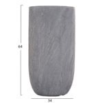 ΣΕΤ 3ΤΜΧ ΓΛΑΣΤΡΕΣ ΚΥΛΙΝΔΡΟΙ ΣΕΙΡΑ GARDENER HM4720 FIBERCLAY-ΧΡΩΜΑ CEMENT Φ44x79Υεκ - Image 4