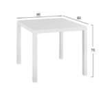 ΣΕΤ 3ΤΜΧ ΤΡΑΠΕΖΙ ΑΛΟΥΜΙΝΙΟΥ & ΠΟΛΥΘΡΟΝΕΣ ΑΛΟΥΜΙΝΙΟΥ ΛΕΥΚΕΣ HM10597.01 - Image 2