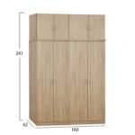 ΣΕΤ 4 ΤΜΧ ΝΤΟΥΠΑΛΑ 4ΦΥΛΛΗ ΜΕ ΠΑΤΑΡΙ SONAMA 160X42X241 HM11353.02 - Image 2