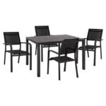 Αγόρασε ΣΕΤ 5 ΤΜΧ ΑΛΟΥΜΙΝΙΟΥ ΜΕ ΤΡΑΠΕΖΙ 120Χ80Χ75