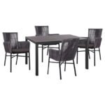 Αγόρασε ΣΕΤ 5 ΤΜΧ ΑΛΟΥΜΙΝΙΟΥ ΜΕ ΤΡΑΠΕΖΙ 140Χ80Χ75