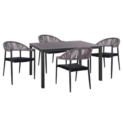 Αγόρασε ΣΕΤ 5 ΤΜΧ ΑΛΟΥΜΙΝΙΟΥ ΜΕ ΤΡΑΠΕΖΙ 140Χ80Χ75