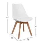 ΣΕΤ 5ΤΜΧ ΤΡΑΠΕΖΙ 110X70Χ76 SONAMA & ΚΑΡΕΚΛΕΣ VEGAS ΛΕΥΚΟ ΚΑΘΙΣΜΑ HM11015 - Image 3