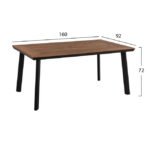 ΣΕΤ 5ΤΜΧ ΤΡΑΠΕΖΙ ΑΛΟΥΜΙΝΙΟΥ & ΠΟΛΥΘΡΟΝΕΣ ΑΛΟΥΜΙΝΙΟΥ ΑΝΘΡΑΚΙ HM10599.02 - Image 2