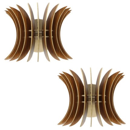 Αγόρασε ΣΕΤ ΑΠΛΙΚΕΣ ΤΟΙΧΟΥ 2ΤΜΧ ΞΥΛΙΝΕΣ ΑΠΟ MDF ΚΑΡΥΔΙ HM7380.02 28x20x20Υ εκ. σε μοναδική τιμή στο clickforshop.gr