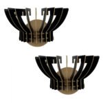 Αγόρασε ΣΕΤ ΑΠΛΙΚΕΣ ΤΟΙΧΟΥ 2ΤΜΧ ΞΥΛΙΝΕΣ ΑΠΟ MDF ΜΑΥΡΟ HM7382.03 32x22x19Υ εκ. σε μοναδική τιμή στο clickforshop.gr