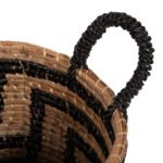 ΣΕΤ ΔΙΑΚΟΣΜΗΤΙΚΑ ΚΑΛΑΘΙΑ HM7846.02 ΑΠΟ MENDONG GRASS ΣΕ ΜΑΥΡΟ-ΦΥΣΙΚΟ Φ36x32-40Υεκ. - Image 6