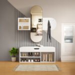 ΣΕΤ ΕΙΣΟΔΟΥ 2ΤΜΧ CHERYL HM21276.02 ΜΕΛΑΜΙΝΗ ΣΕ ΛΕΥΚΟ--SONAMA - Image 2