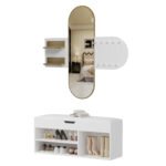 Αγόρασε ΣΕΤ ΕΙΣΟΔΟΥ 2ΤΜΧ CHERYL HM21276.02 ΜΕΛΑΜΙΝΗ ΣΕ ΛΕΥΚΟ--SONAMA σε μοναδική τιμή στο clickforshop.gr