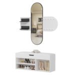 Αγόρασε ΣΕΤ ΕΙΣΟΔΟΥ 2ΤΜΧ CHERYL HM21276.01 ΜΕΛΑΜΙΝΗ ΣΕ ΛΕΥΚΟ--ΟΨΗ ΜΑΥΡΟ ΜΑΡΜΑΡΟ σε μοναδική τιμή στο clickforshop.gr