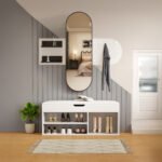 ΣΕΤ ΕΙΣΟΔΟΥ 2ΤΜΧ CHERYL HM21276.01 ΜΕΛΑΜΙΝΗ ΣΕ ΛΕΥΚΟ--ΟΨΗ ΜΑΥΡΟ ΜΑΡΜΑΡΟ - Image 2