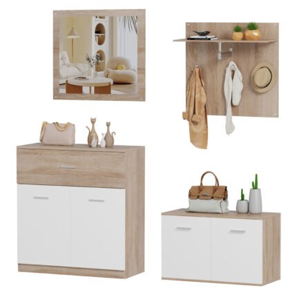 Αγόρασε ΣΕΤ ΕΙΣΟΔΟΥ 4ΤΜΧ DIONNE HM21057 ΜΕΛΑΜΙΝΗ ΣΕ ΣΟΝΑΜΑ-ΛΕΥΚΟ σε μοναδική τιμή στο clickforshop.gr