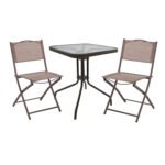 Αγόρασε ΣΕΤ ΕΞ.ΧΩΡΟΥ 3ΤΜΧ FIGO HM21036 ΤΡΑΠΕΖΙ FIGO & 2 ΠΤΥΣΣΟΜΕΝΕΣ ΚΑΡΕΚΛΕΣ ΚΑΦΕ σε μοναδική τιμή στο clickforshop.gr