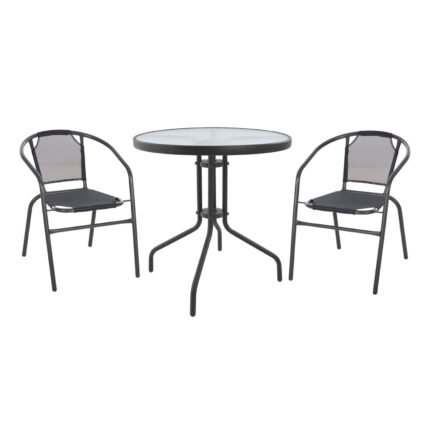 Αγόρασε ΣΕΤ ΕΞΩΤ. ΧΩΡΟΥ 3ΤΜΧ HM10711 ΓΚΡΙ ΜΕΤΑΛΛΟ-ΓΥΑΛΙ ΑΣΦΑΛΕΙΑΣ-ΓΚΡΙ TEXTILENE σε μοναδική τιμή στο clickforshop.gr