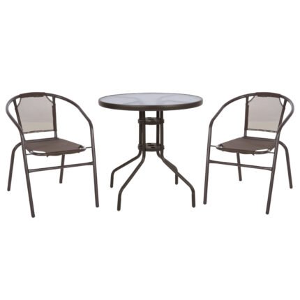 Αγόρασε ΣΕΤ ΕΞΩΤ. ΧΩΡΟΥ 3ΤΜΧ HM10712 ΚΑΦΕ ΜΕΤΑΛΛΟ-ΓΥΑΛΙ ΑΣΦΑΛΕΙΑΣ-ΚΑΦΕ TEXTILENE σε μοναδική τιμή στο clickforshop.gr