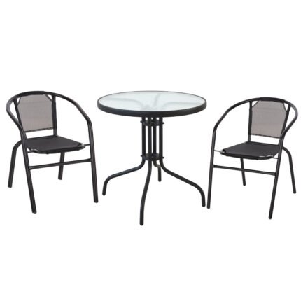 Αγόρασε ΣΕΤ ΕΞΩΤ. ΧΩΡΟΥ 3ΤΜΧ HM10713 ΜΑΥΡΟ ΜΕΤΑΛΛΟ-ΓΥΑΛΙ ΑΣΦΑΛΕΙΑΣ-ΜΑΥΡΟ TEXTILENE σε μοναδική τιμή στο clickforshop.gr