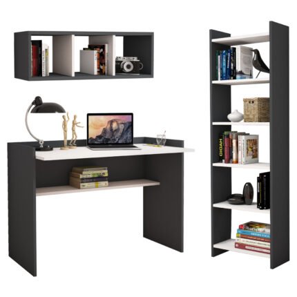 Αγόρασε ΣΕΤ ΓΡΑΦΕΙΟΥ 3ΤΜΧ HM11776.13 ΜΕΛΑΜΙΝΗ ΣΕ ΓΚΡΙ ΚΑΙ ΛΕΥΚΟ ΧΡΩΜΑ σε μοναδική τιμή στο clickforshop.gr