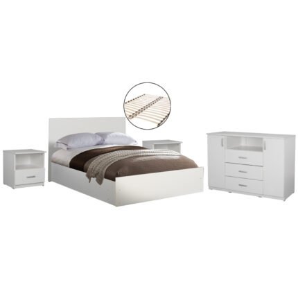 Αγόρασε ΣΕΤ ΚΡΕΒΑΤΟΚΑΜΑΡΑΣ 5ΤΜΧ ADLER HM11758.03 ΜΕΛΑΜΙΝΗ ΛΕΥΚΗ-ΓΙΑ ΣΤΡΩΜΑ 160x200εκ σε μοναδική τιμή στο clickforshop.gr