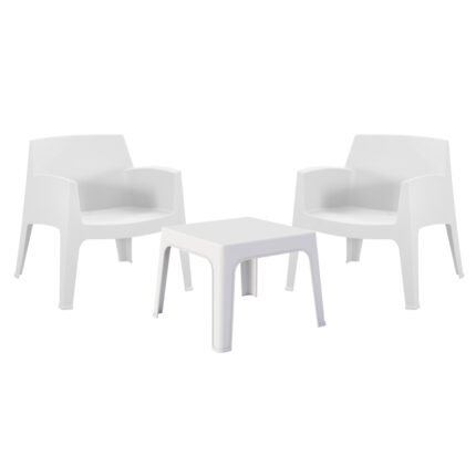Αγόρασε ΣΕΤ LOUNGE 3ΤΜΧ SLEEK HM21274.01 ΛΕΥΚΟ ΠΟΛΥΠΡΟΠΥΛΕΝΙΟ σε μοναδική τιμή στο clickforshop.gr
