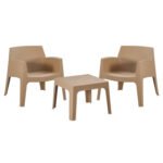 Αγόρασε ΣΕΤ LOUNGE 3ΤΜΧ SLEEK HM21274.03 ΚΑΠΟΥΤΣΙΝΟ ΠΟΛΥΠΡΟΠΥΛΕΝΙΟ σε μοναδική τιμή στο clickforshop.gr