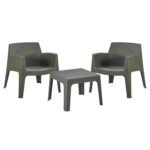 Αγόρασε ΣΕΤ LOUNGE 3ΤΜΧ SLEEK HM21274.05 DARK OLIVE GREEN ΠΟΛΥΠΡΟΠΥΛΕΝΙΟ σε μοναδική τιμή στο clickforshop.gr