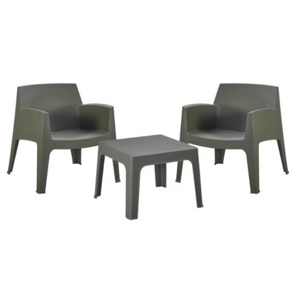 Αγόρασε ΣΕΤ LOUNGE 3ΤΜΧ SLEEK HM21274.05 DARK OLIVE GREEN ΠΟΛΥΠΡΟΠΥΛΕΝΙΟ σε μοναδική τιμή στο clickforshop.gr