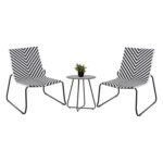 Αγόρασε ΣΕΤ LOUNGE 3TMX ΕΞ.ΧΩΡΟΥ PONY HM21193 ΜΕΤΑΛΛΟ ΣΕ ΓΚΡΙ--ΣΥΝΘ.RATTAN ΣΕ ΛΕΥΚΟ-ΜΑΥΡΟ σε μοναδική τιμή στο clickforshop.gr