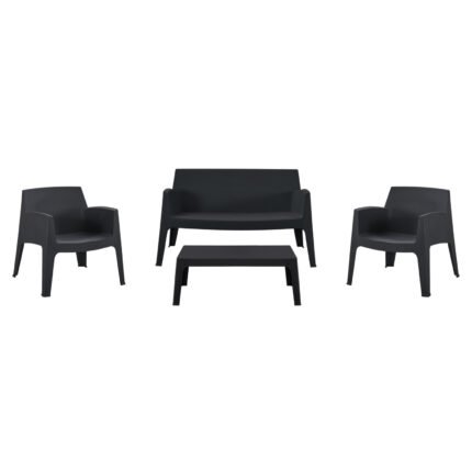 Αγόρασε ΣΕΤ LOUNGE 4ΤΜΧ SLEEK HM21275.02 ΜΑΥΡΟ ΠΟΛΥΠΡΟΠΥΛΕΝΙΟ σε μοναδική τιμή στο clickforshop.gr
