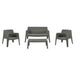 Αγόρασε ΣΕΤ LOUNGE 4ΤΜΧ SLEEK HM21275.05 DARK OLIVE GREEN ΠΟΛΥΠΡΟΠΥΛΕΝΙΟ σε μοναδική τιμή στο clickforshop.gr