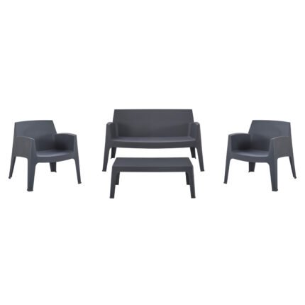 Αγόρασε ΣΕΤ LOUNGE 4ΤΜΧ SLEEK HM21275.10 ΓΚΡΙ ΠΟΛΥΠΡΟΠΥΛΕΝΙΟ σε μοναδική τιμή στο clickforshop.gr
