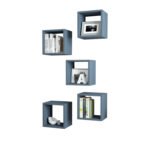 Αγόρασε ΣΕΤ ΡΑΦΙΑ ΤΟΙΧΟΥ 5ΤΜΧ ΜΕΛΑΜΙΝΗΣ HM9519.05 ΜΠΛΕ 30x30x24Y εκ. σε μοναδική τιμή στο clickforshop.gr