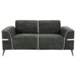 ΣΕΤ ΣΑΛΟΝΙ 2ΤΜΧ 3Θ+2Θ FERIN HM6070.03 ΠΡΑΣΙΝΟ ΥΦΑΣΜΑ ΜΕ ΜΕΤΑΛΛΙΚΑ ΠΟΔΙΑ - Image 5