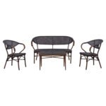 Αγόρασε ΣΕΤ ΣΑΛΟΝΙ 4ΤΜΧ BALIN ΑΛΟΥΜΙΝΙΟΥ BAMBOO LOOK ΚΑΦΕ HM5573 σε μοναδική τιμή στο clickforshop.gr